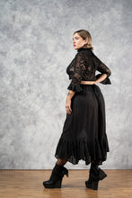 FW23 Lace High Collar Top in Black (Limited Edition, Pre-Order)
