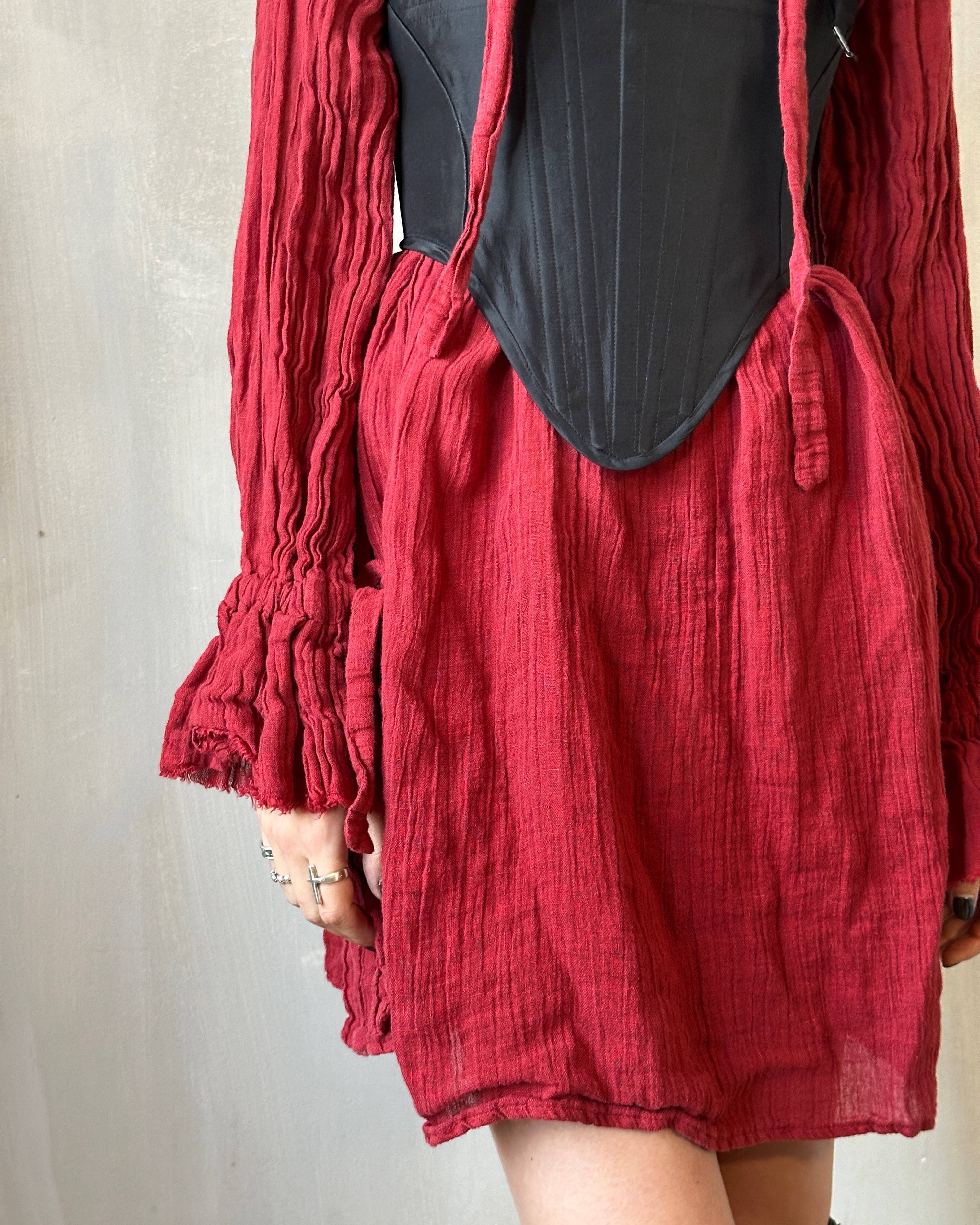 FW'24: Stays in Black Silk Damask (Pre-Order, Limited Edition)