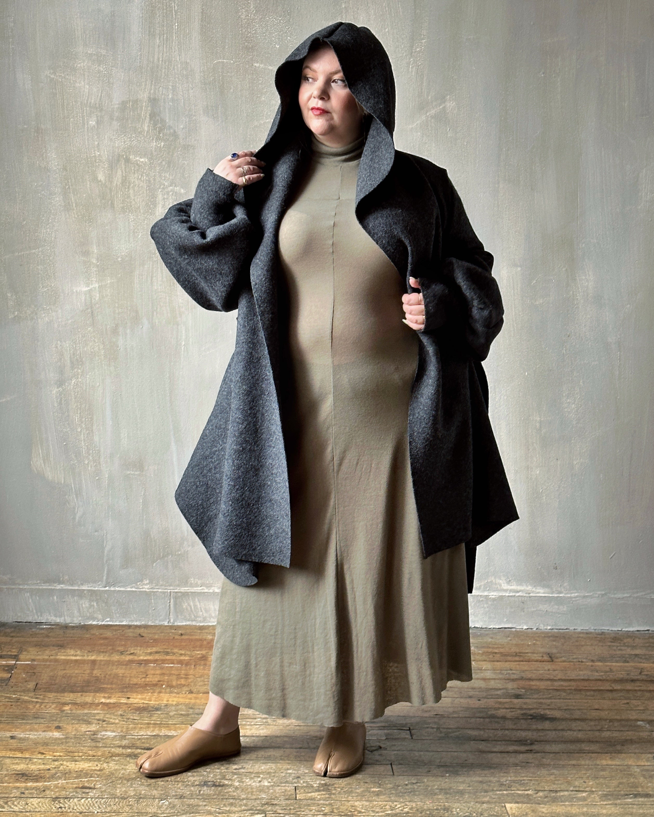 Cross-Seam Maxi Dress (Moss Green, In Stock)) * Cross-Seam Maxi Dress (Moss Green, In Stock)) *