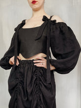 Sample Sale: Bustier w/Bishop Sleeve (Up to 42" Bust, 30" Waist)