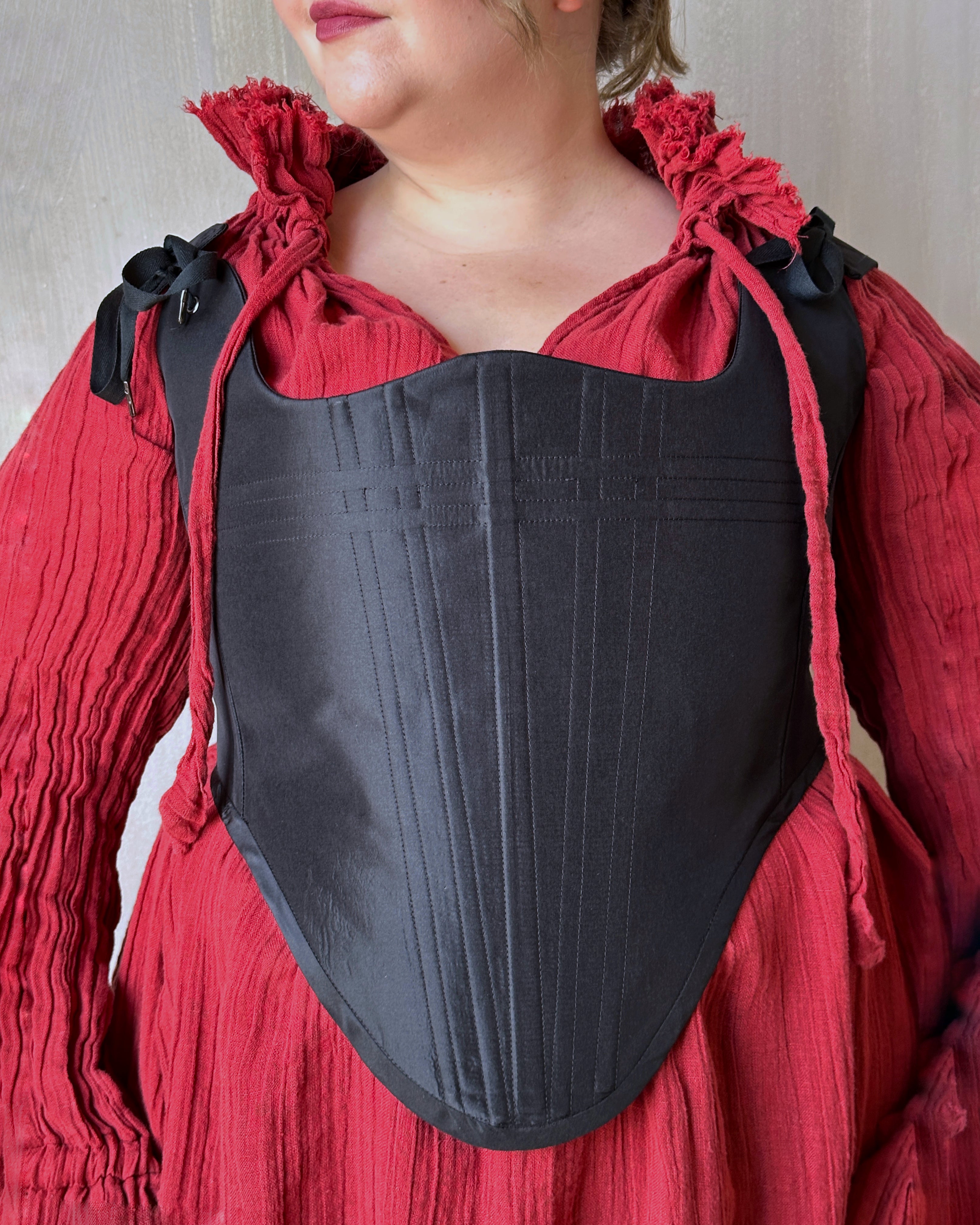 Ultra Maxi Alchemist Chemise in Burnt Red Linen (Pre-Order)
