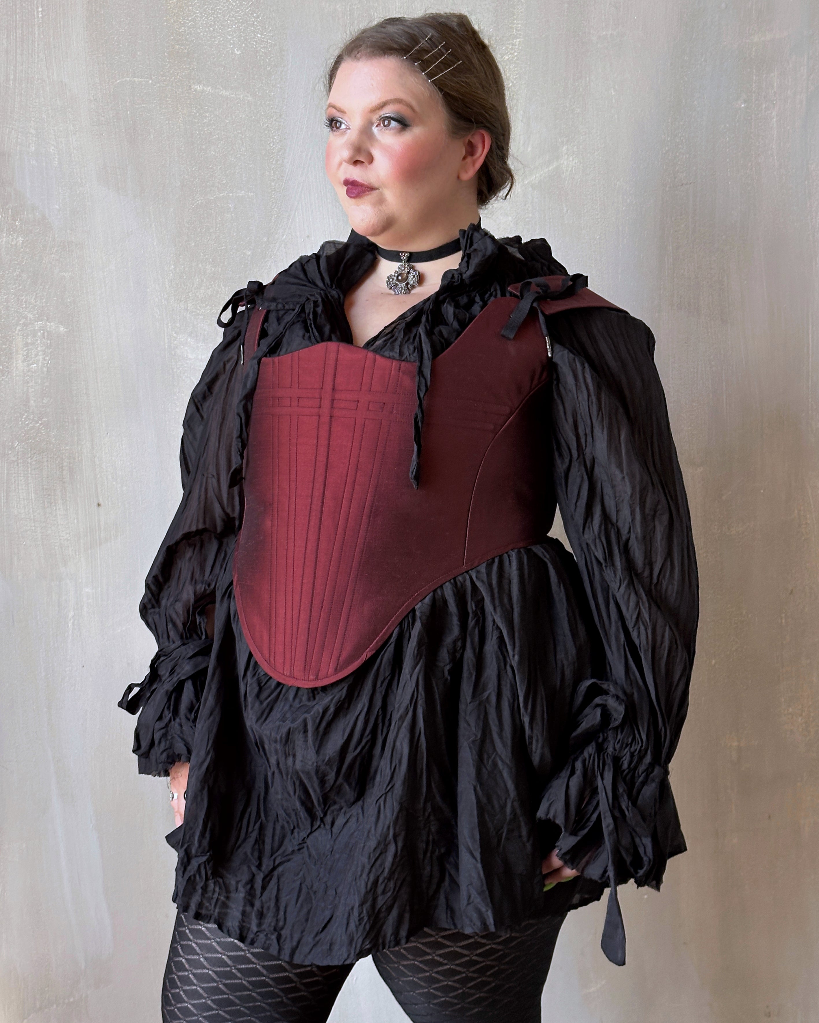 FW'24:  Stays in Dried Blood Silk Damask (Pre-Order, Limited Edition)