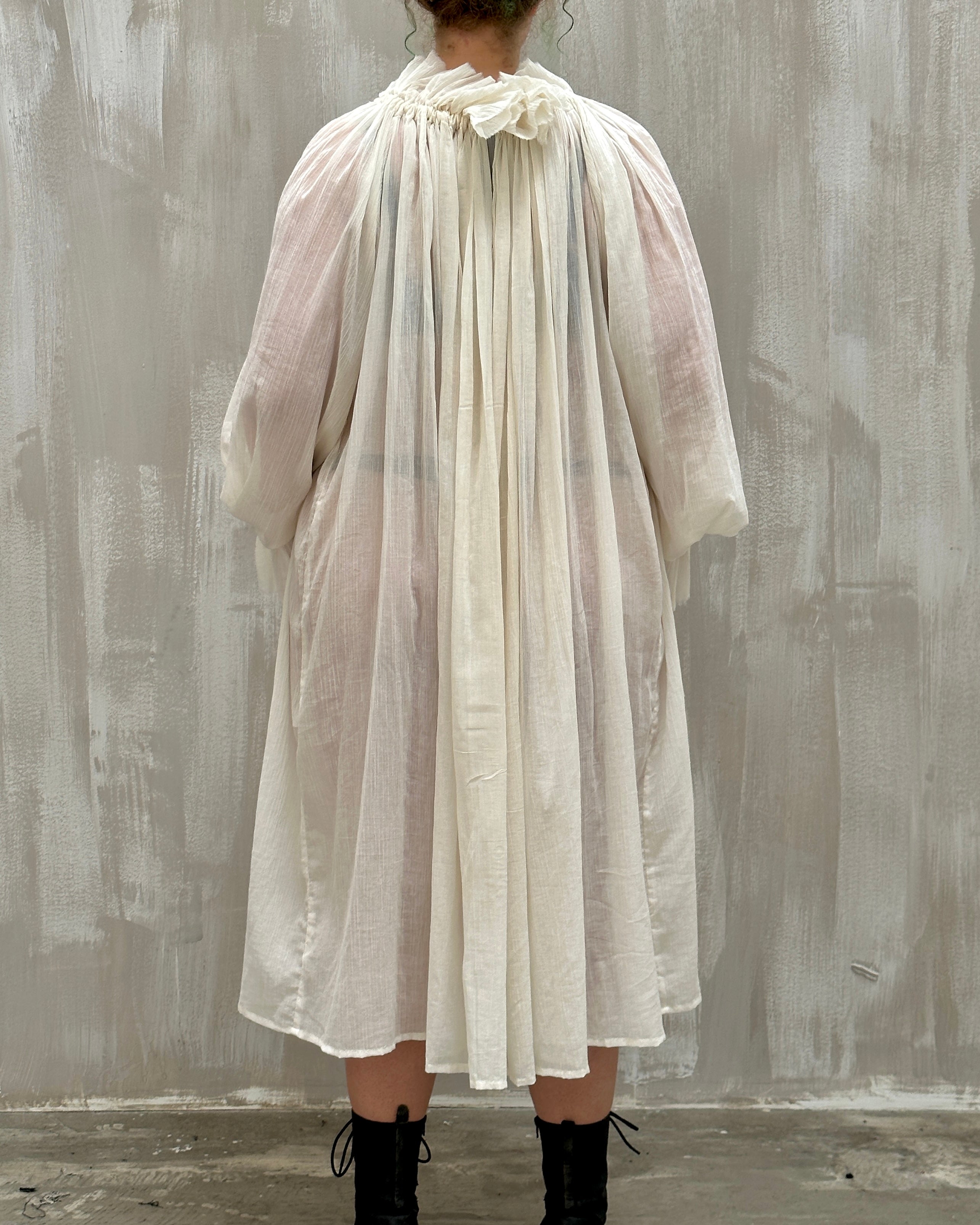 Maxi Alchemist Chemise in Parchment Cotton Gauze
