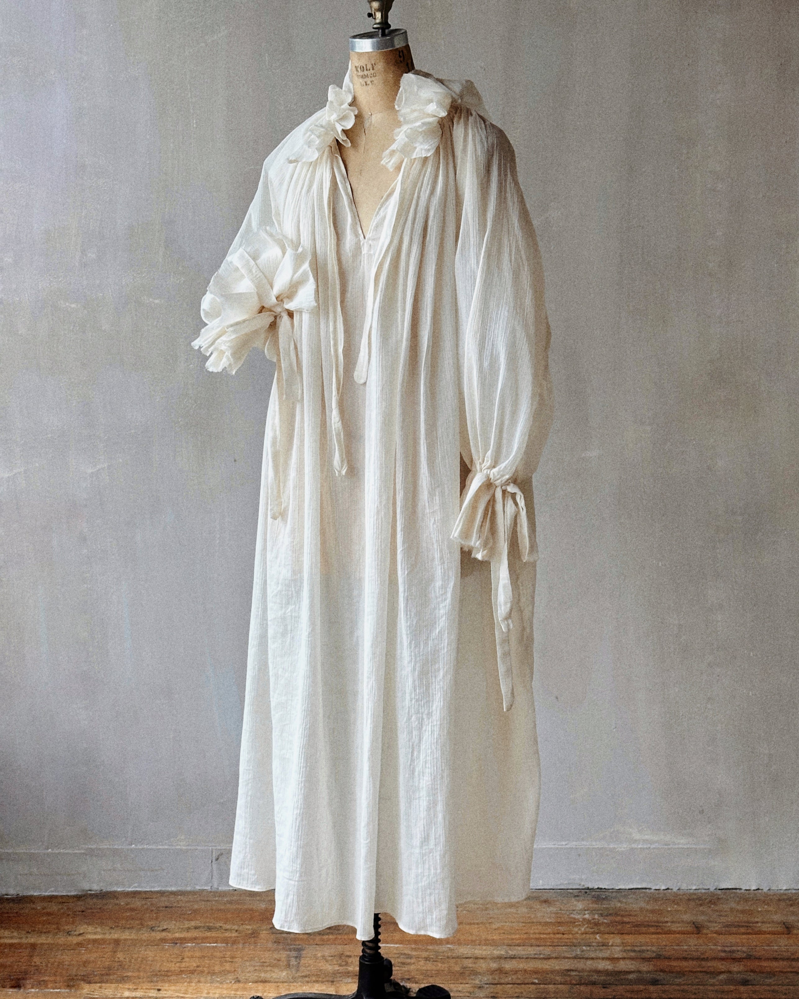 Ultra Maxi Alchemist Chemise in Parchment Cotton Gauze (Pre-Order)