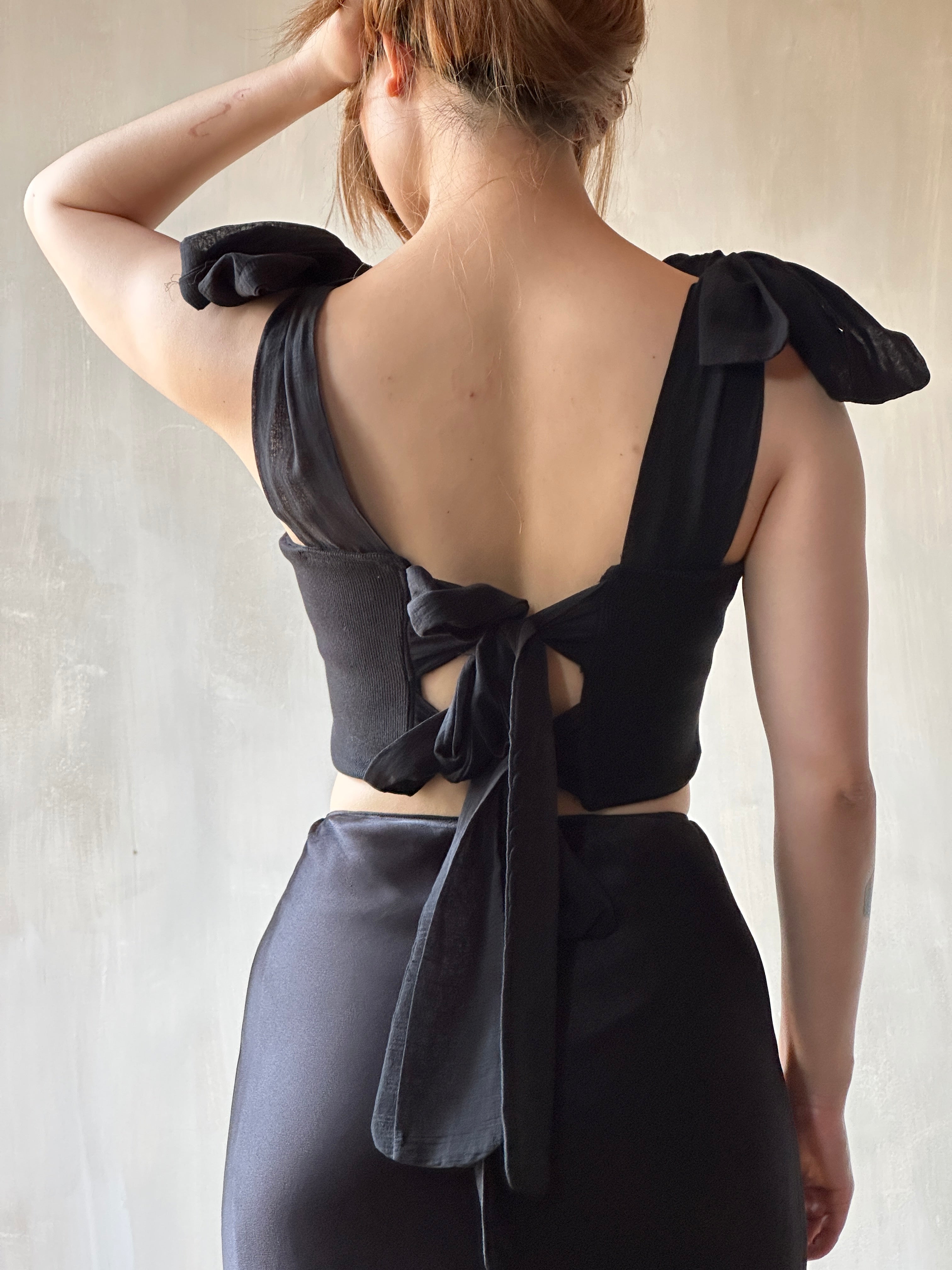 Bustier Tank in Toile de Jouy (In Stock)
