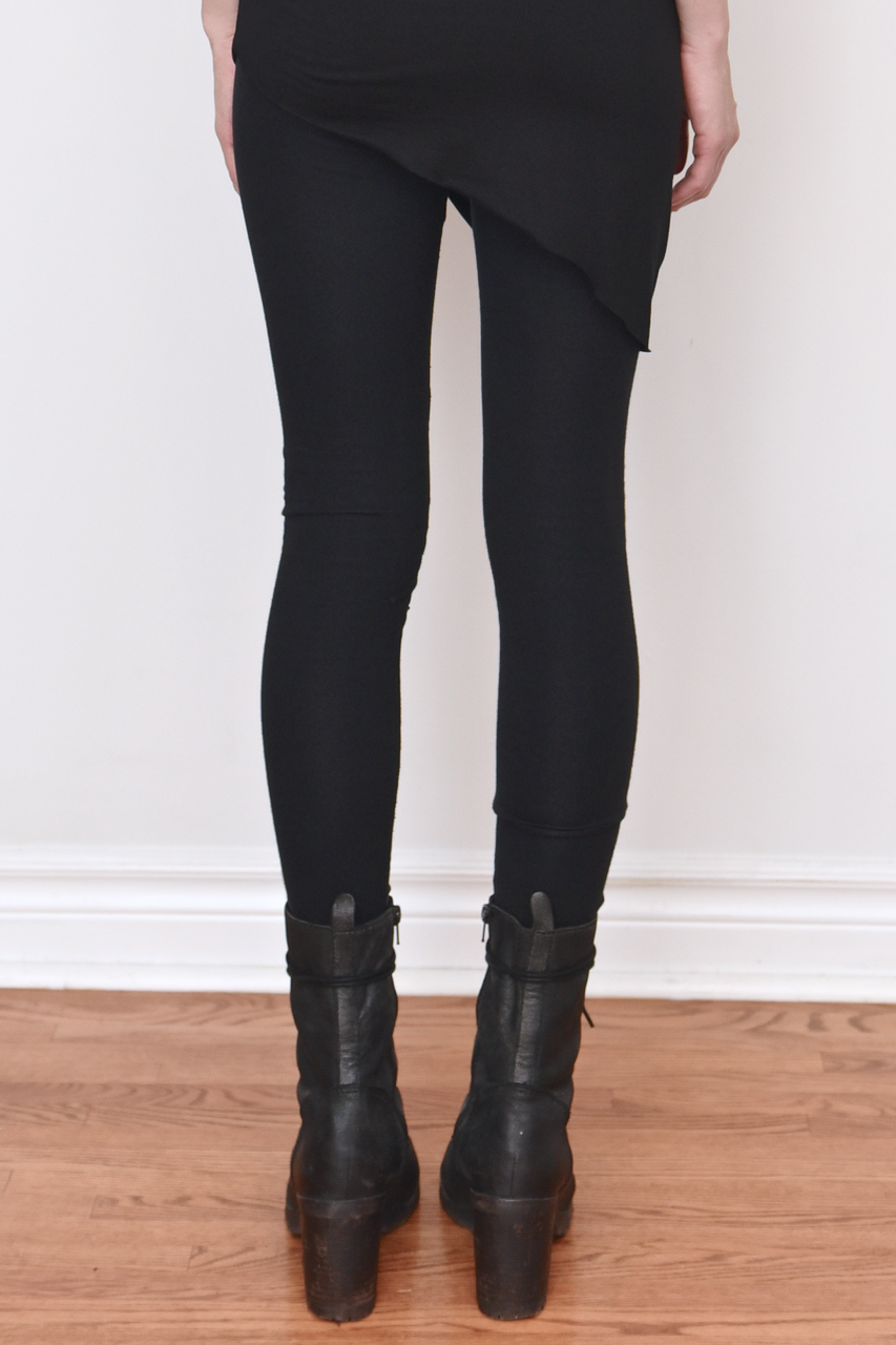 Sample Sale: Leather Panel Leggings (Size II/M)