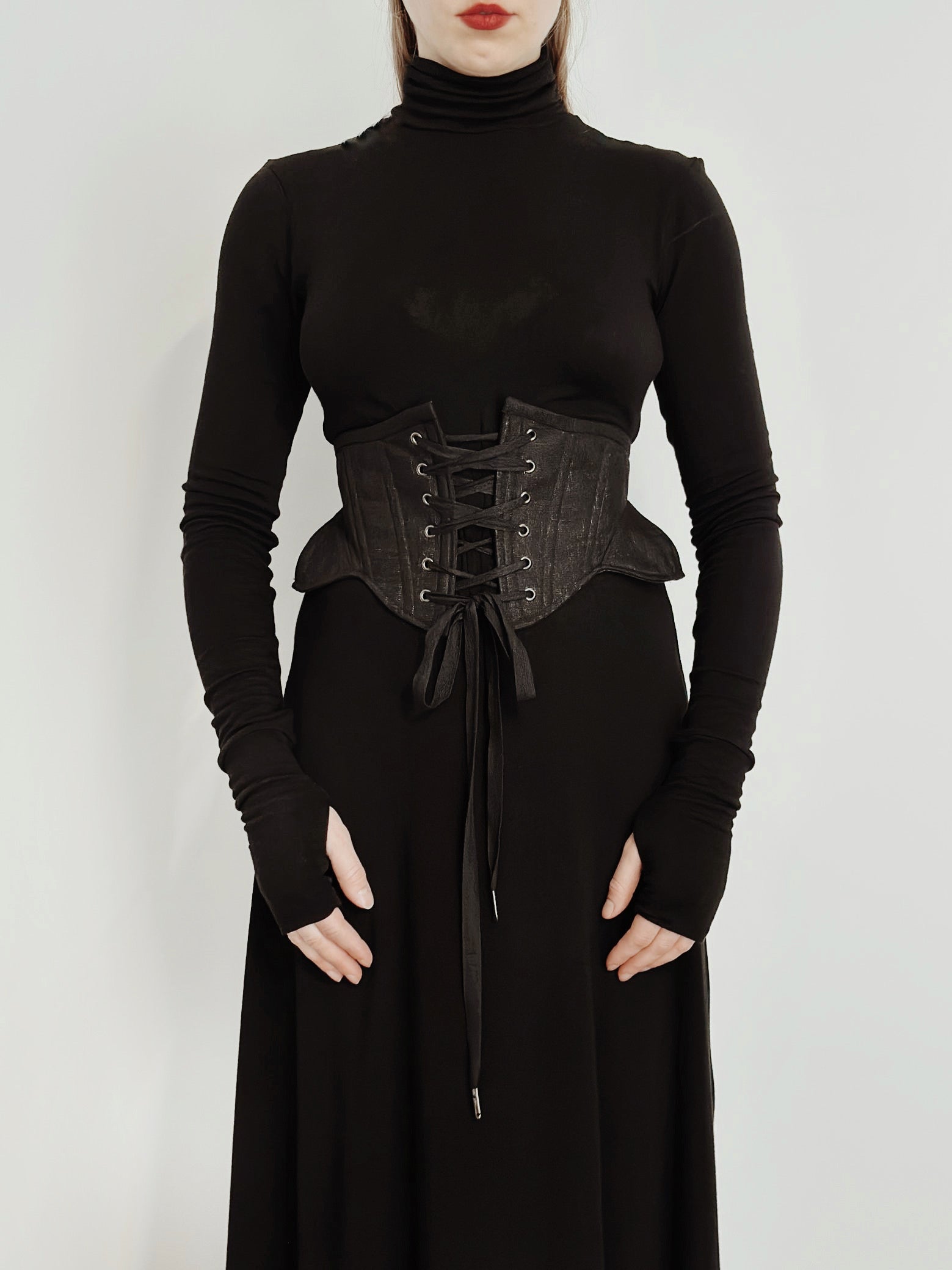 Sample Sale: Severina Corset Belt in Baltic Linen (Size I)