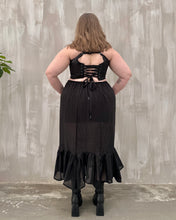 Semi-Sheer Petticoat Skirt (Black)