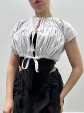 Sample Sale Chemisette White Broderie (Up to 44" Bust)