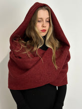 Mythic Cowl in Warm Red Wool (Limited Edition)