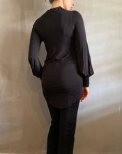 Hourglass Longsleeve Tunic in Semi-Sheer Modal Jersey