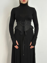 "Eco" Semi-Sheer Maxi Dress w/Thumbhole Cuff in Soft Black (Pre-Order)