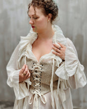 SS23 Corset Vest in Natural Crinkled Linen (Limited Edition)