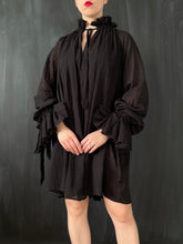 Alchemist Chemise in Black Cotton Gauze