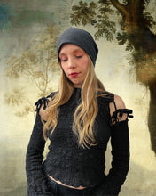 Slouchy Toque in Ribbed Cotton Fleece