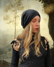 Slouchy Toque in Ribbed Cotton Fleece