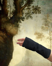 Fingerless Gloves in Ribbed Fleece