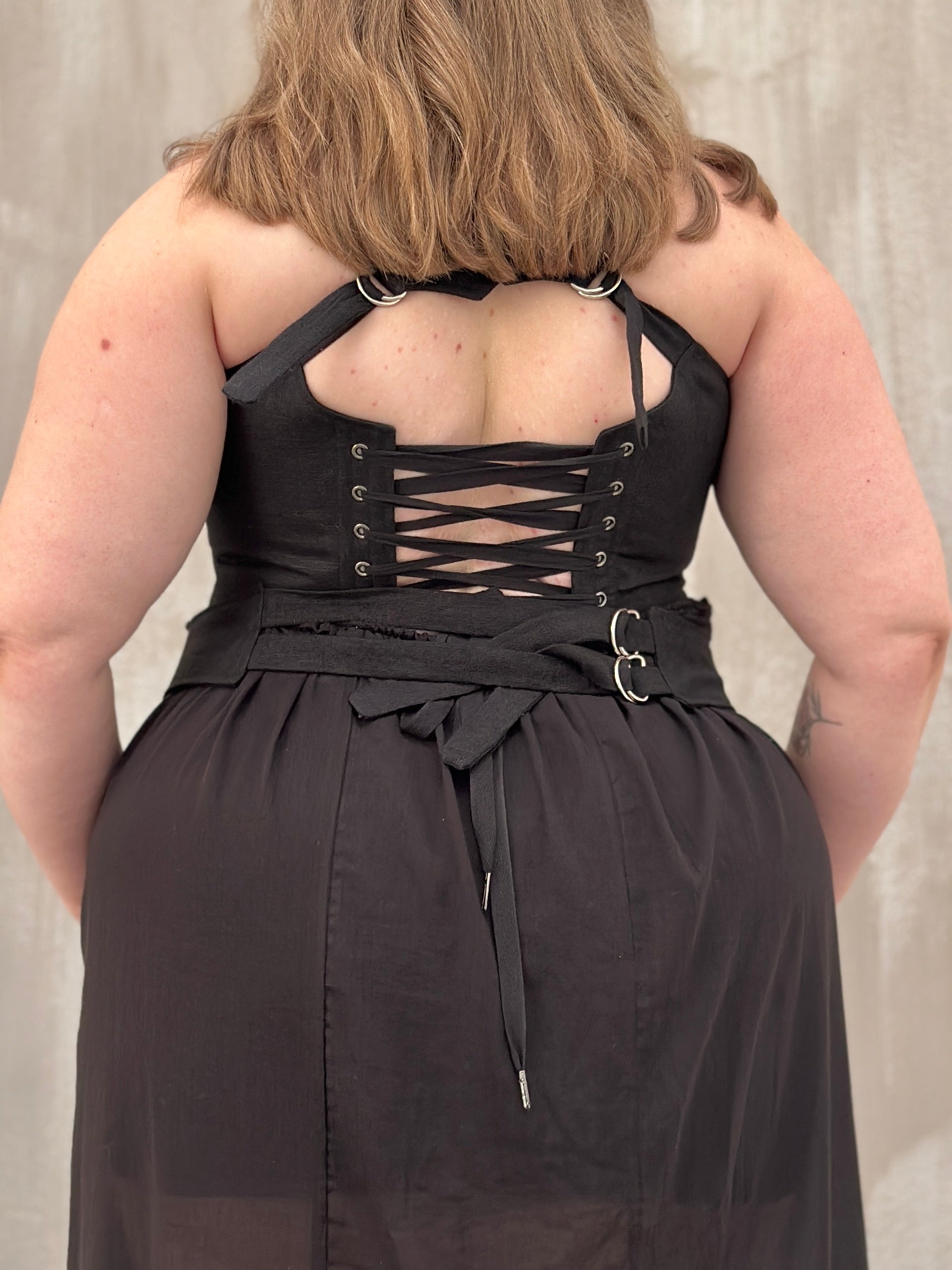 Sample Sale: Linen Garter/Belt for Skirts (Size I)