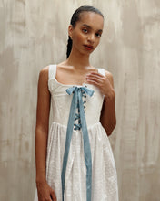 Caterina Stays Gown in White Broderie