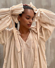 Maxi Alchemist Chemise in Ecru Cotton Gauze