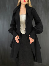 Tournure Hooded Coat in Pure Wool (Pre-Order)