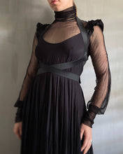 Silk Tulle Sheer Hourglass Tunic