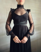 Silk Tulle Sheer Hourglass Tunic