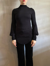 Hourglass Longsleeve Tunic in Semi-Sheer Modal Jersey
