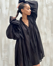 Alchemist Chemise in Black Cotton Gauze