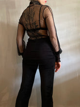 Silk Tulle Sheer Hourglass Tunic