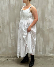 Caterina Stays Gown in White Broderie