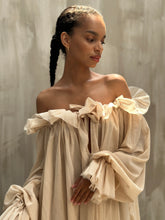 Maxi Alchemist Chemise in Ecru Cotton Gauze