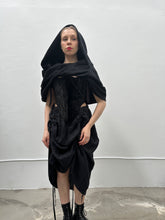 Sample Sale: Mythic Cowl in Fleece (Black, up to 46" Shoulder)