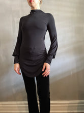Hourglass Longsleeve Tunic in Semi-Sheer Modal Jersey