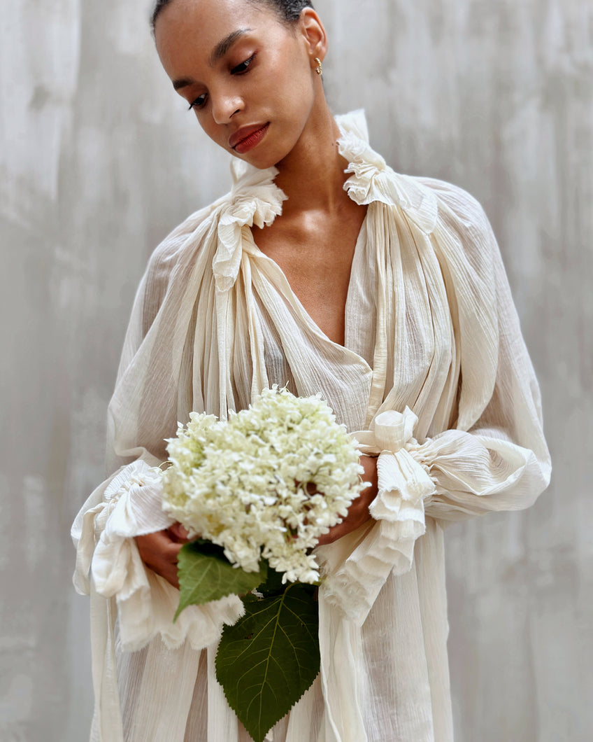 Alchemist Chemise in Parchment Cotton Gauze