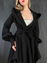 Tournure Hooded Coat in Pure Wool (Pre-Order)