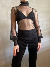 Silk Tulle Sheer Hourglass Tunic