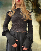 Fingerless Gloves in Ribbed Fleece