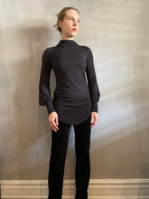 Hourglass Longsleeve Tunic in Semi-Sheer Modal Jersey