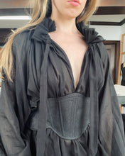 Alchemist Chemise in Black Cotton Gauze