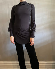 Hourglass Longsleeve Tunic in Semi-Sheer Modal Jersey