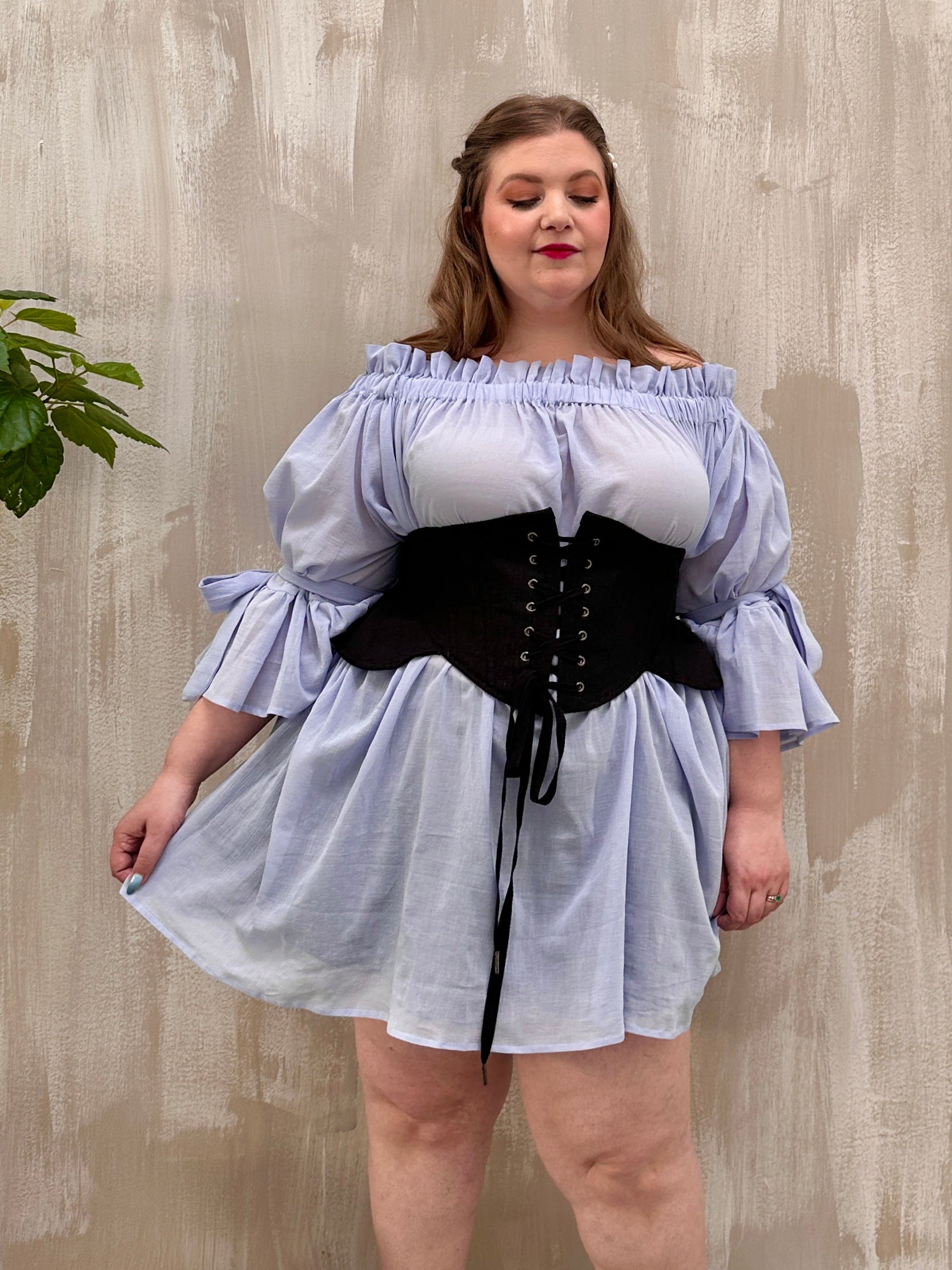 Sample Sale: Severina Corset Belt in Baltic Linen (Size I)