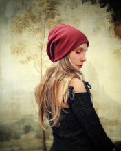 Slouchy Toque in Ribbed Cotton Fleece