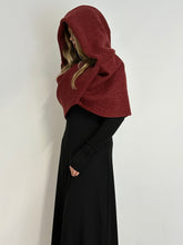Mythic Cowl in Warm Red Wool (Limited Edition)