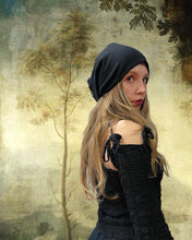 Slouchy Toque in Ribbed Cotton Fleece