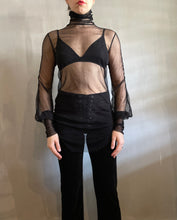 Silk Tulle Sheer Hourglass Tunic