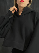 Bishop Sleeve Cropped Hoodie