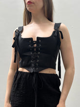 Sample Sale: Corset Laced Vest (Up to 44" Bust, 32" Waist)