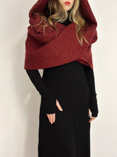 Mythic Cowl in Warm Red Wool (Limited Edition)